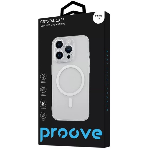 Фото - Чохол для смартфону Proove Crystal Case with Magnetic Ring iPhone 15 brilliance (PCCCIP150059)
